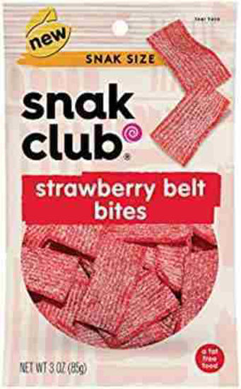 Picture of SNAK CLUB STRAWBERRY BELT BITES 4OZ