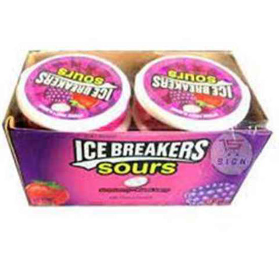 Picture of ICE BREAKERS SOURS STRAWBERRY MIXED BERRY 1.5OZ 8CT