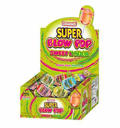 Picture of CHARMS SWEET N SOUR SUPER BOWL POPS 48CT