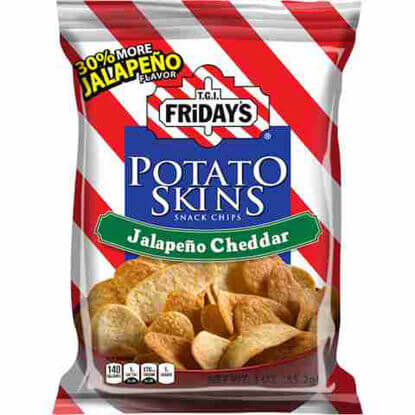 Picture of TGI FRIDAYS JALAPENO POPPER CHEDDAR CHIPS 3OZ