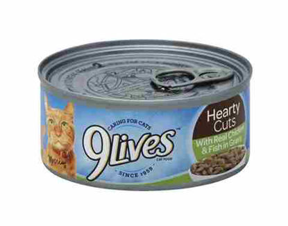 Picture of 9 LIVES CHICKEN N FISH IN GRAVY 5.50