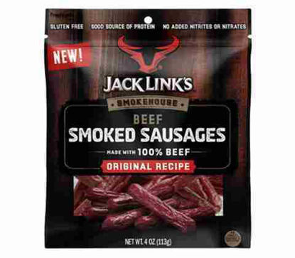 Picture of JACK LINKS BEEF SMOKED SAUSAGES ORIGNAL 4OZ