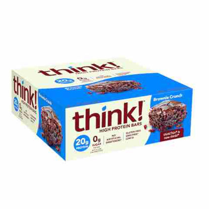 Picture of THINK HIGH PROTEIN BAR BROWNIE CRUNCH 2.1OZ 10CT