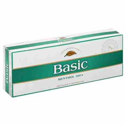 Picture of BASIC MENTHOL GOLD 100s BOX