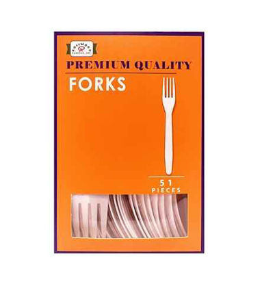 Picture of ROSEWOOD HEAVY DUTY DISPOSABLE FORKS 51CT