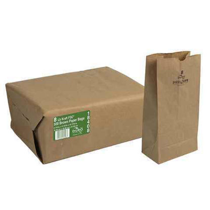 Picture of BROWN PAPER BAG 8LB 500CT