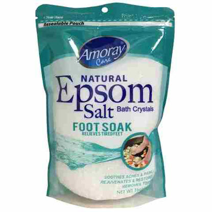 Picture of AMORAY CARE NATURAL EPSOM SALT FOOT SOAK 16OZ