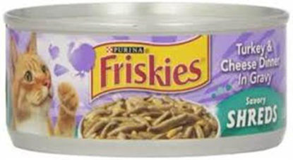 Picture of FRISKIES SHREDS TURKEY N CHEESE DINNER CAN 5.5OZ