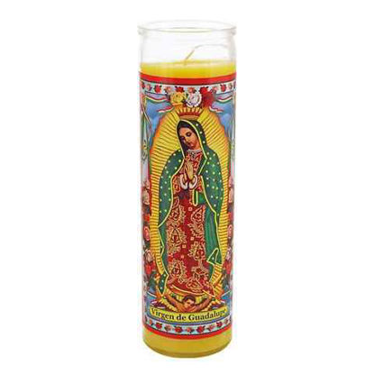 Picture of VELA CANDLE VIRGEN YELLOW WAX 