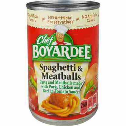 Picture of CHEF BOYARDEE SPAGHETTI WITH MEATBALLSI CAN 14.5OZ