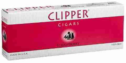 Picture of CLIPPER CIGARS STRAWBERRY 100 BOX 10CT 20PK