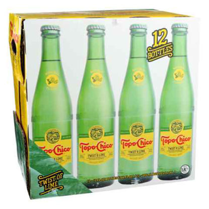 Picture of TOPO CHICO GLASS LIME MINERAL WATER 12OZ 12CT