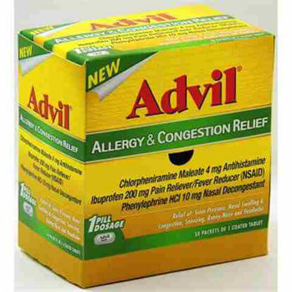 Picture of ADVIL ALLERGY N CONGESTION RELIEF 1PK 50CT