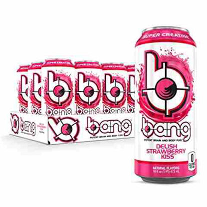 Picture of BANG ENERGY DRINK DELISH STRAWBERRY KISS 16OZ 12CT