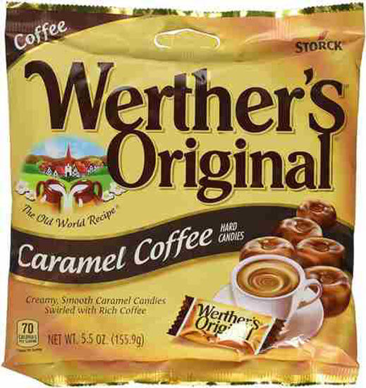 Picture of WERTHERS CARAMEL COFFEE HARD CANDY 2.65OZ