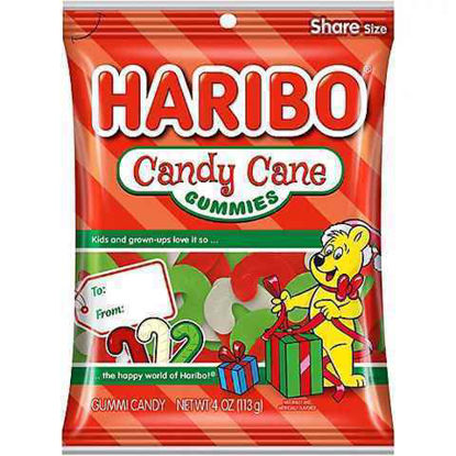 Picture of HARIBO CANDY CANE GUMMIES 4OZ