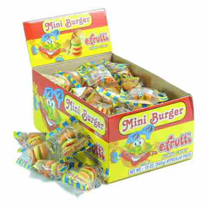 Picture of E FRUTTI MINI BURGER GUMMI 60CT