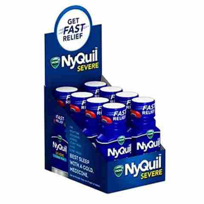Picture of NYQUIL COLD AND FLU LIQUID SINGLE DOSE 1OZ 8CT