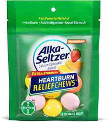 Picture of ALKA SELTZER ASST FRUIT HEART BURN CHEWS 8TABS