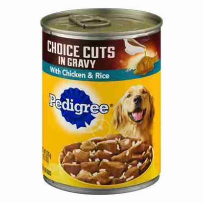 Picture of PEDIGREE CHOICE CUTS CHICKEN N RICE IN GRAVY 13.2OZ