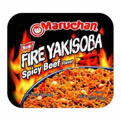 Picture of MARUCHAN FIRE YAKISOBA SPICY BEEF 3.99OZ 8CT