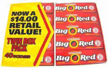 Picture of WRIGLEYS GUM BIG RED PRE PRICED 50C 40CT