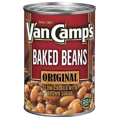 Picture of VAN CAMPS BAKED BEANS ORIGINAL 15OZ