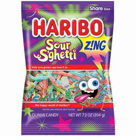 Picture of HARIBO ZING SOUR SGHETTI 7.2OZ