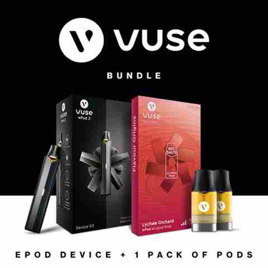 Picture of VUSE ALTO BUNDLE KIT BLACK MENTHOL 5MG 5CT