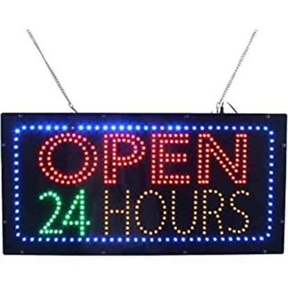 Picture of 24 HOUR ELECTRONIC BUSINESS IMAGE SIGN