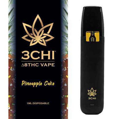 Picture of 3CHI PINEAPLLE CAKE 1ML DELTA 8 DISPOSABLE