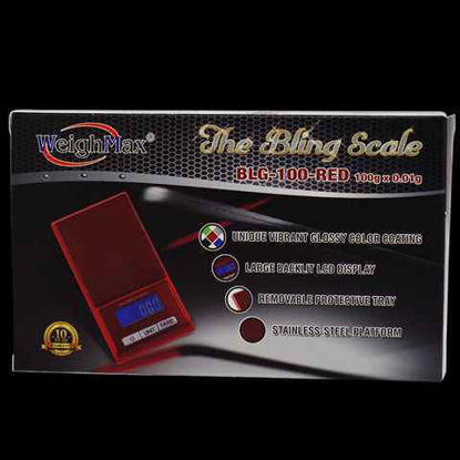Picture of WEIGHMAX THE BLING SCALE BLG 1000 RED