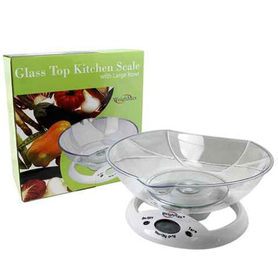 Picture of WEIGHMAX GLASS TOP KITCHEN SCALE 3KG