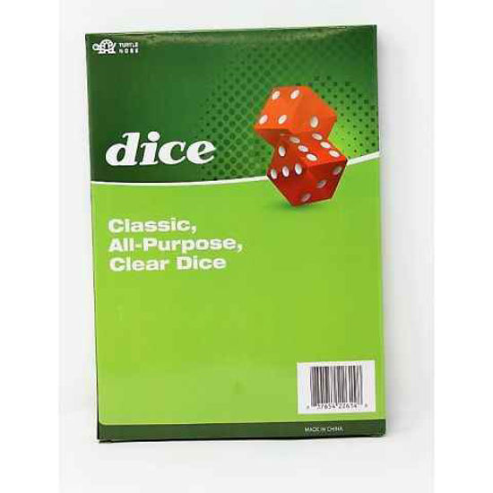 Picture of TURTLE NOSE CLEAR DICE 48CT