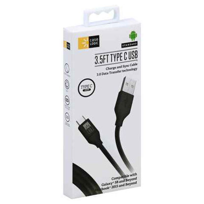 Picture of CASE LOGIC TYPE C USB CABLE WHITE 3.5 FEET