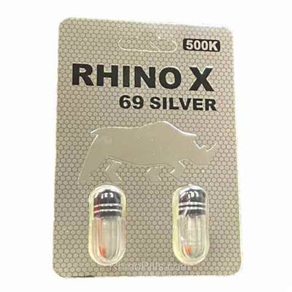 Picture of RHINO X 69 SILVER 500K 12CT