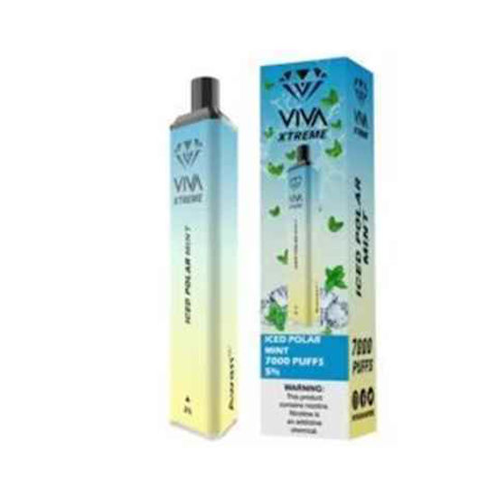 Picture of VIVA EXTREME ICED POLAR MINT 7000 PUFFS 10CT