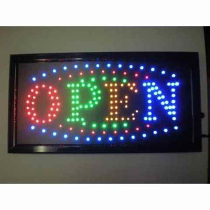 Picture of OPEN MULTI COLOR ELECTRONIC BUSINESS IMAGE SIGN