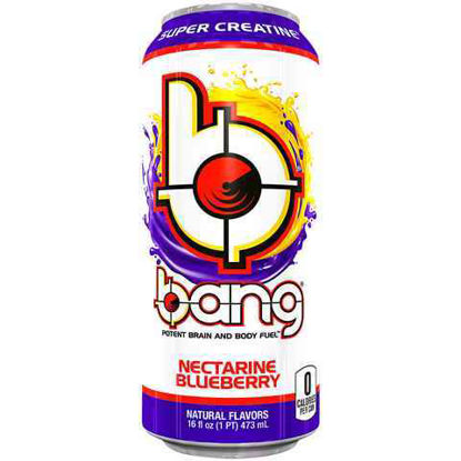 Picture of BANG ENERGY DRINK NECTARINE BLUEBERRY 16OZ 12CT