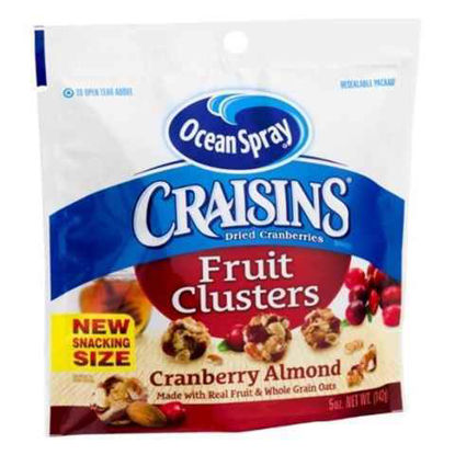 Picture of OCEAN SPRAY CRANBERRY ALMOND SNACK CLUSTERS 5OZ