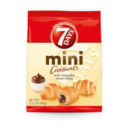 Picture of 7 DAYS MINI CHOCOLATE COISSANTS 2.12OZ 5CT