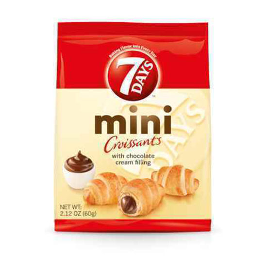 Picture of 7 DAYS MINI CHOCOLATE COISSANTS 2.12OZ 5CT