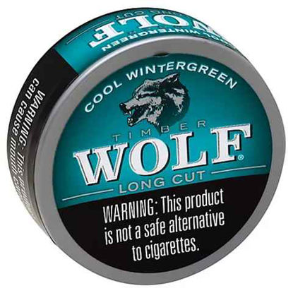 Picture of TIMBER WOLF LONG CUT COOL WINTERGREEN 1.2OZ 5CT