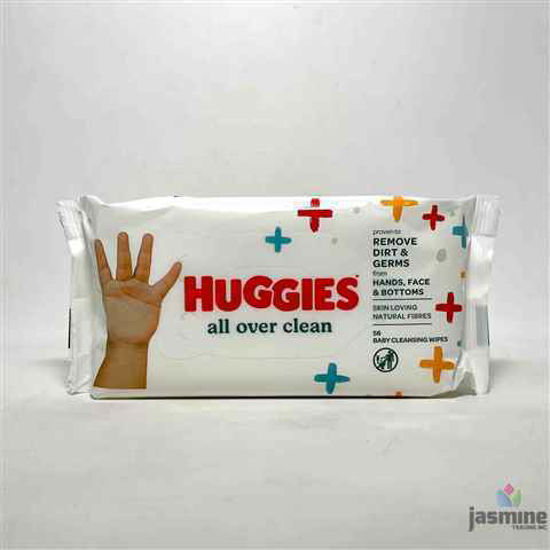 Picture of HUGGIES ALL CLEAN BABY WIPES 56CT