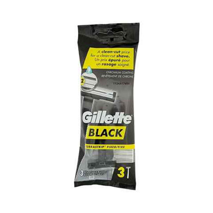 Picture of GILLETE BLACK RAZOR 3PK