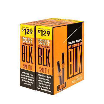 Picture of SWISHER SWEETS BLK SMOOTH 2 FOR 1.29 2PK 30CT