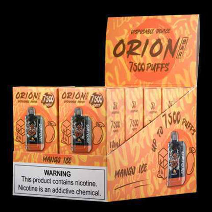 Picture of ORION BAR MANGO ICE 7500 PUFFS 10CT