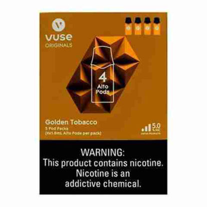 Picture of VUSE ALTO POD GOLDEN 5.0MG 4PK 5CT