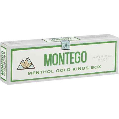 Picture of MONTEGO MENTHOL GOLD KING BOX