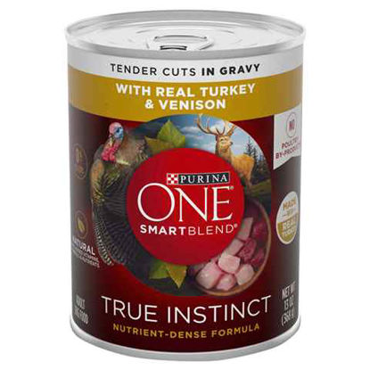 Picture of PURINA ONE WITH REAL TURKEY N VENISON WITH GRAVY 13OZ